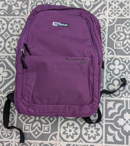 BRAND NEW Backpack, Light Weight in Purple