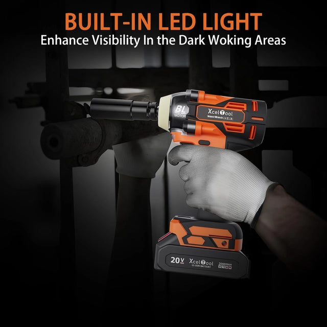 Roleader 1280w Brushless Cordless Impact Wrench