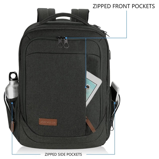 KROSER Laptop Backpack, Large 17.3" for School Travel Computer