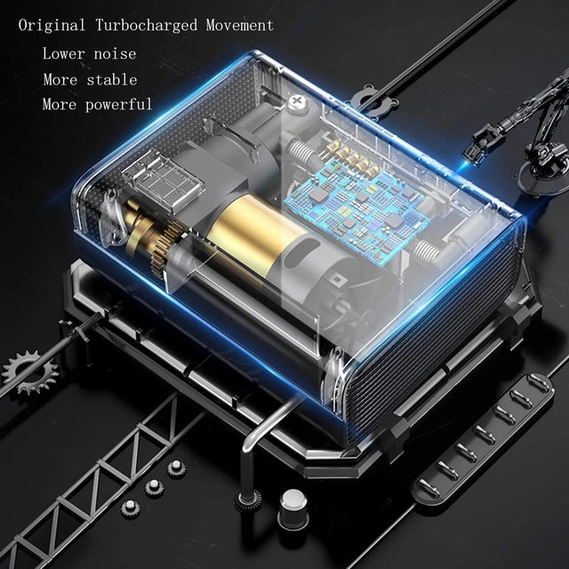 Car Tyre Pump, Electric Inflator with Digital Pressure Gauge – 12V DC