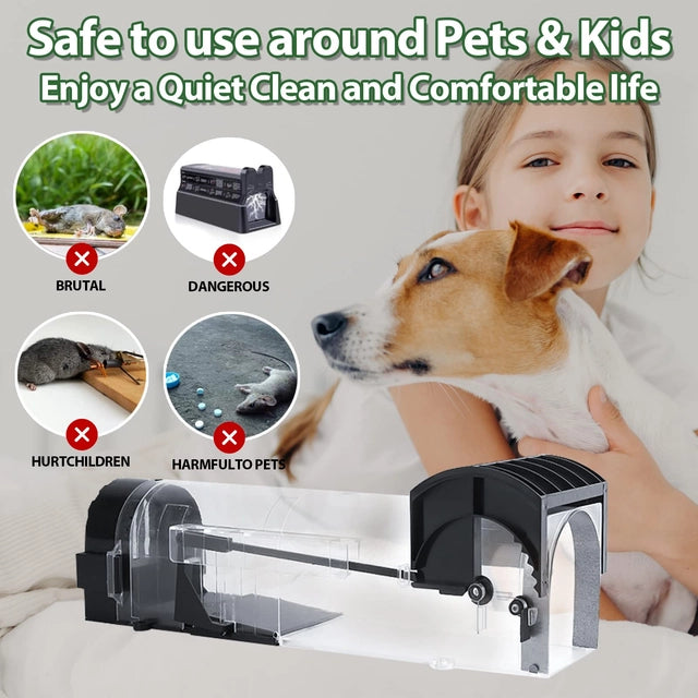 Humane Rodent Trap, Re-usable, Washable