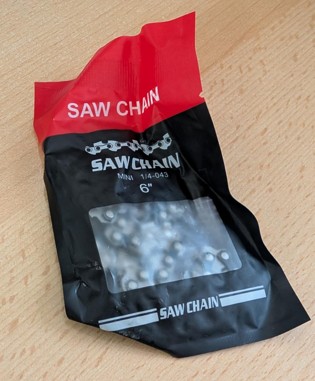 Spare 6" Chainsaw Chain