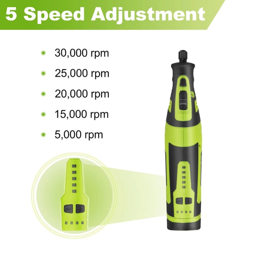 2025 Kalamotti Cordless Rotary Tool, 8v Power with 5 Speed and 105pcs Accessories