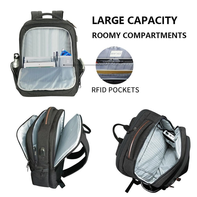 KROSER Laptop Backpack, Large 17.3" for School Travel Computer