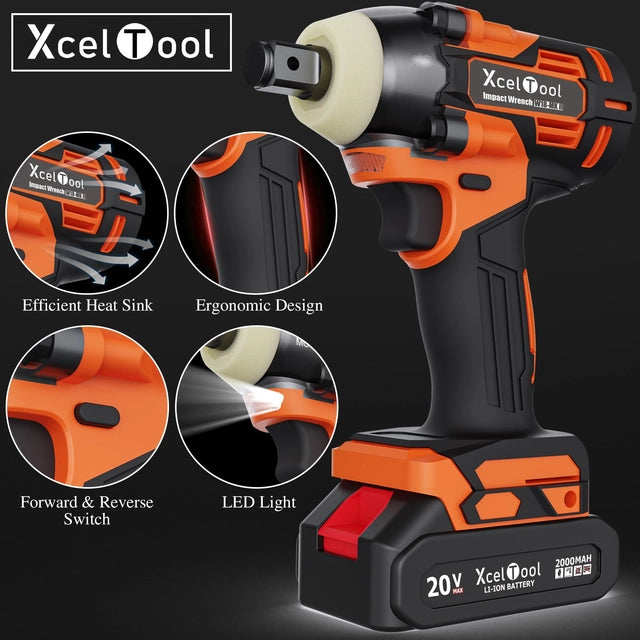 Roleader 1280w Brushless Cordless Impact Wrench