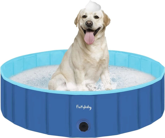 Furrybaby Dog Pool in Blue