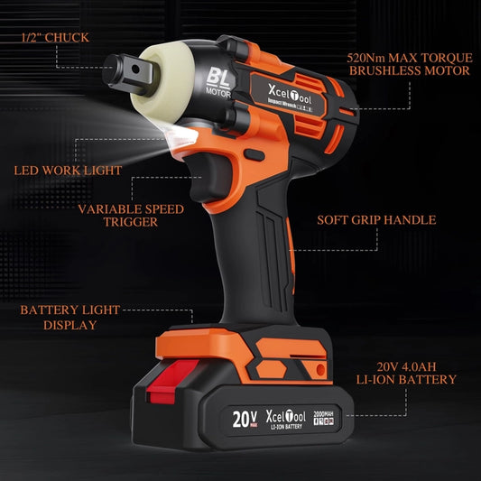 Roleader 1280w Brushless Cordless Impact Wrench