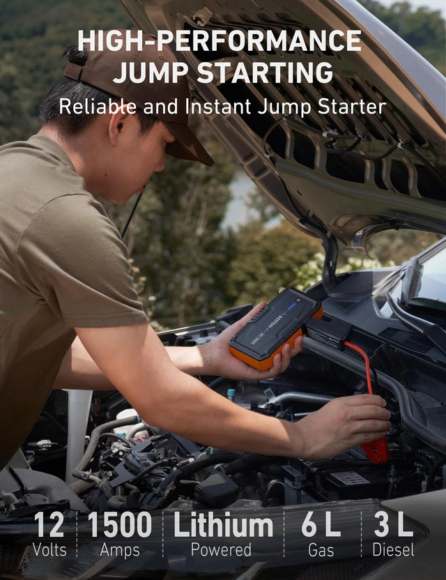 AstroAI S8 Car Battery Booster, Jump Starter Power Pack for 12v Vehicles