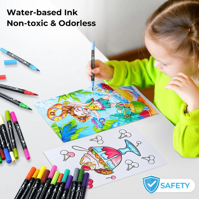 Colouring Pens - 100 Colours In Case
