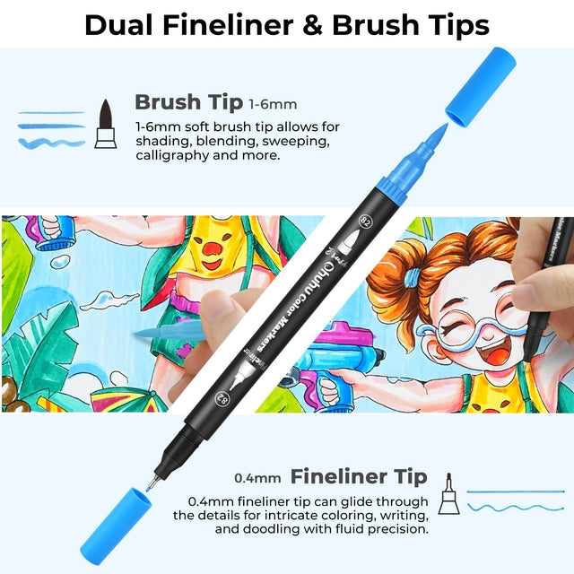 Colouring Pens - 100 Colours In Case