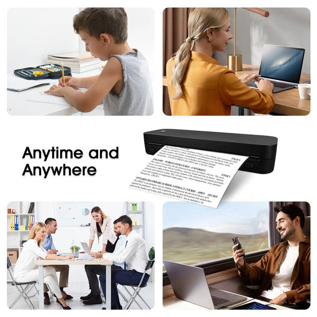 Topchances A4 Wireless Bluetooth Printer, Inkless