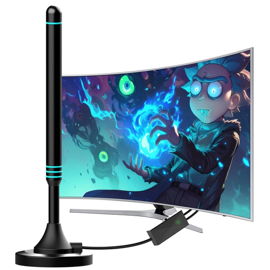 TV Aerial with a Booster for Digital TV, USB, F-Type Connector