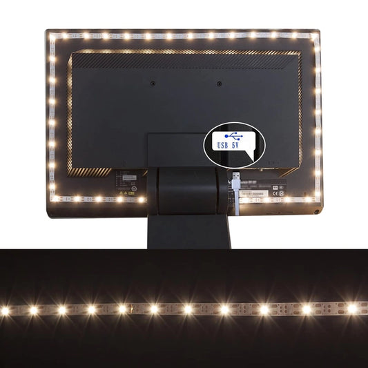 2m USB Warm White LED Strip Light