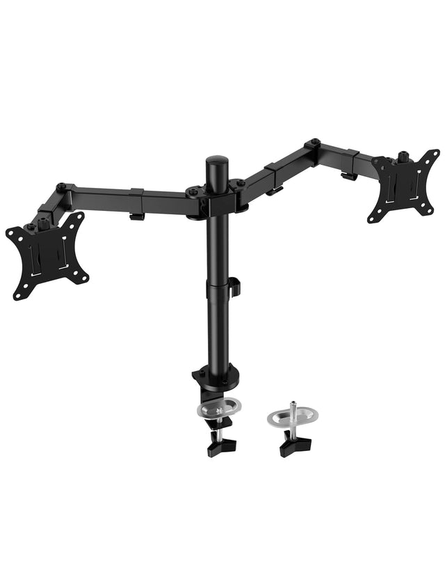 FORGING MOUNT Dual Monitor Stand for 13-32 inch LCD/LED PC and TV