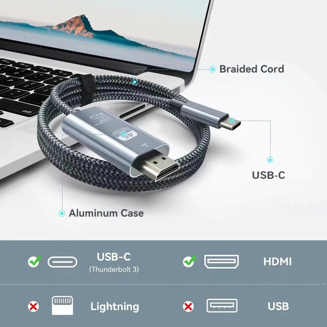 Siwket USB C to HDMI Cable, 5m