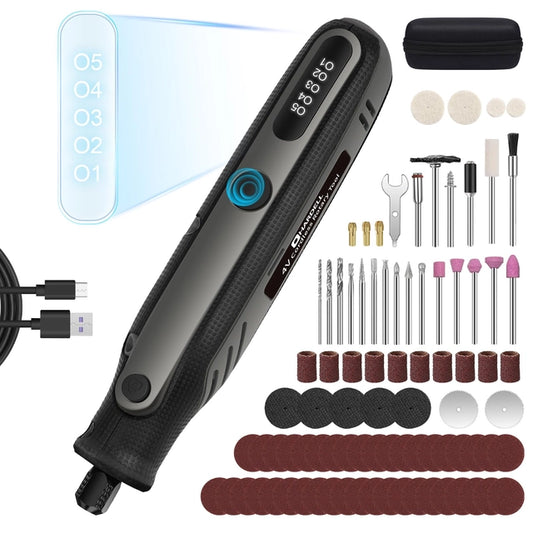 HARDELL Cordless Rotary Tool, 5 Speed, USB Charging