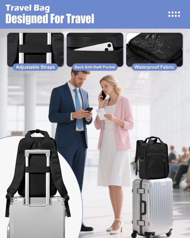 SZLX Unisex Vacuum Airbag Backpack with Pump, Waterproof