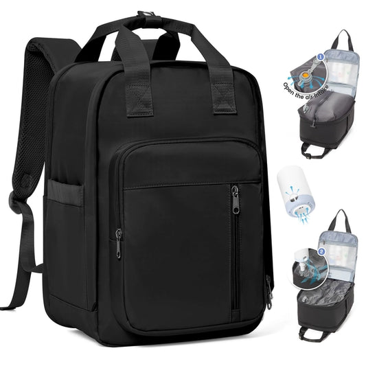 SZLX Unisex Vacuum Airbag Backpack with Pump, Waterproof