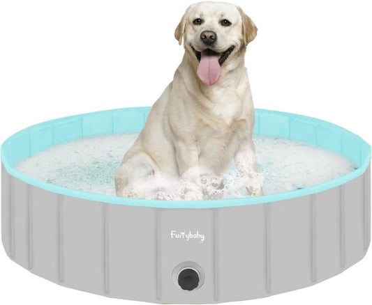 Furrybaby Dog Pool in Grey