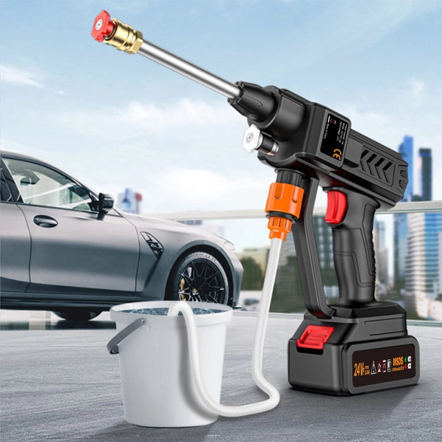 Vislone Cordless Power Washer, 60bar High Power with Rechargeable Battery