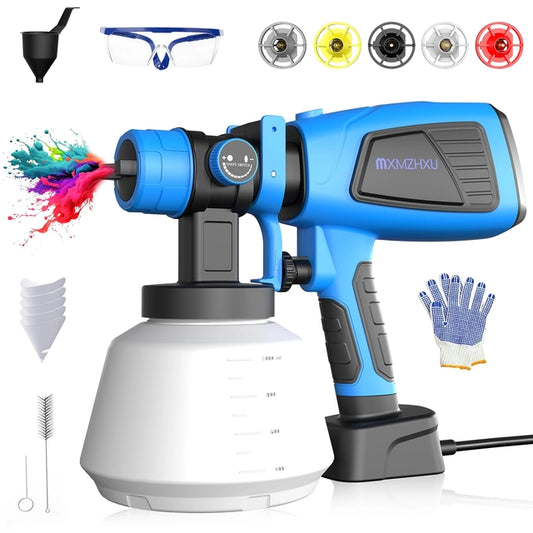 MXMZHXU Electric Paint Sprayer, 700w with 1000ML Container