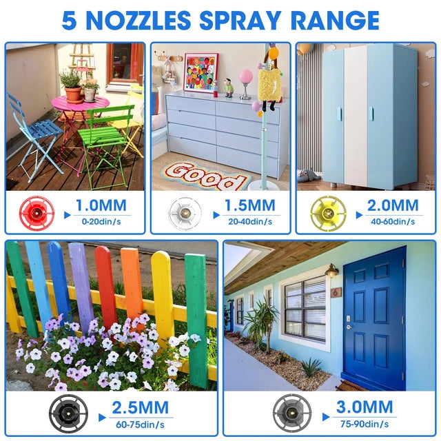 MXMZHXU Electric Paint Sprayer, 700w with 1000ML Container
