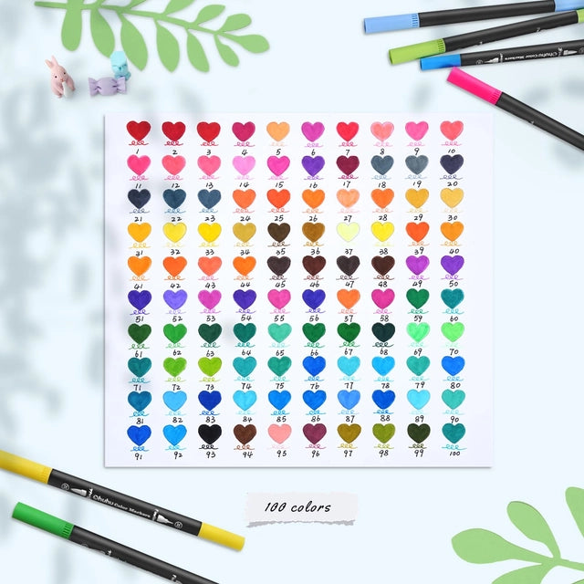 Colouring Pens - 100 Colours In Case