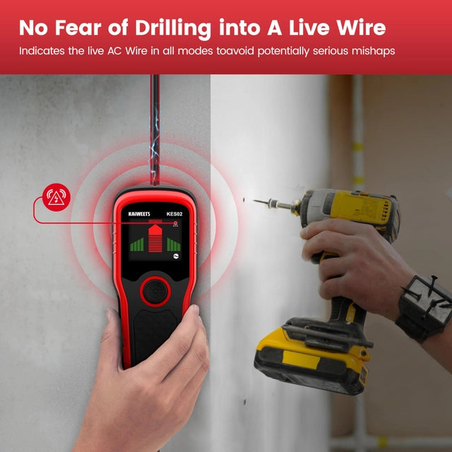 KAIWEETS 5-in-1 Stud Finder Wall Scanner