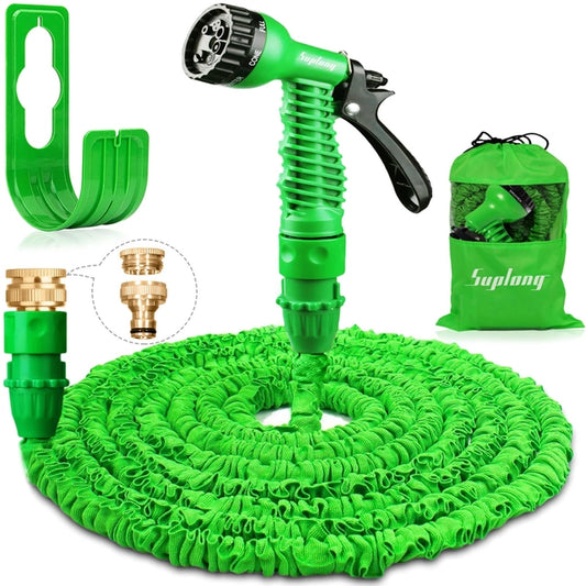 100ft Flexible Expandable Garden Hose with 7 Function Spray