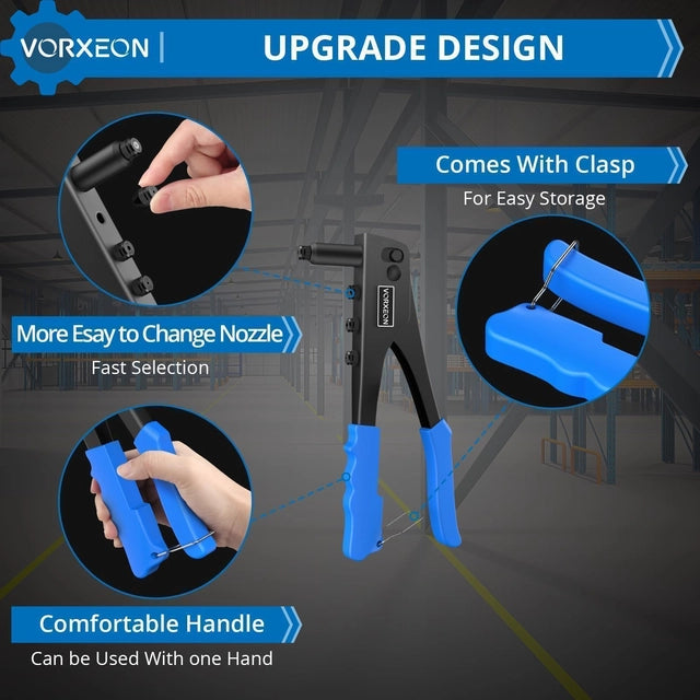 VORXEON Pop Rivet Gun Set