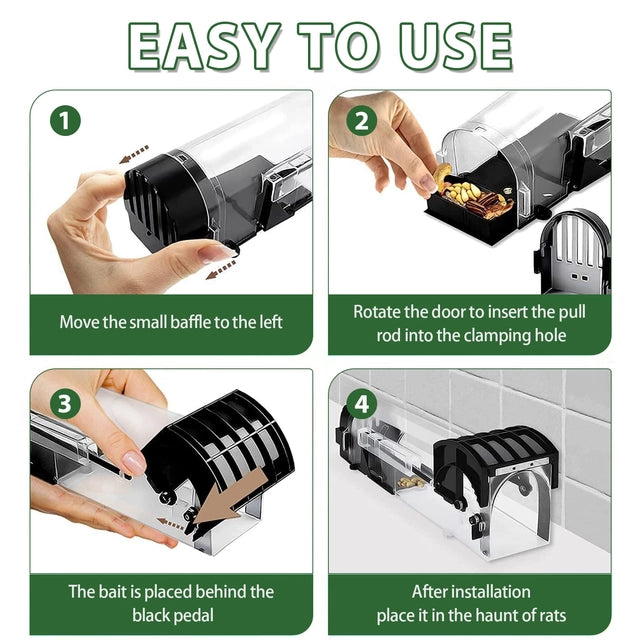 Humane Rodent Trap, Re-usable, Washable
