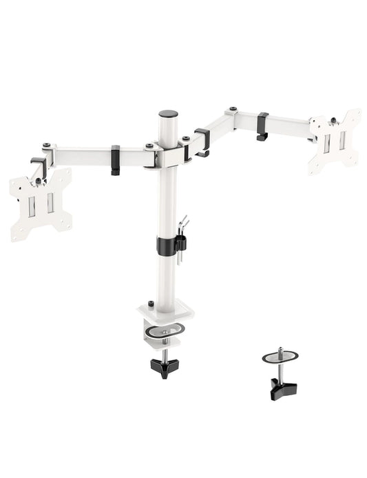 Ergonomic Dual Monitor Stand for 13-32 inch LCD, LED PC Screens